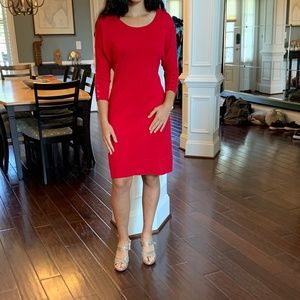 Red Sweater Dress